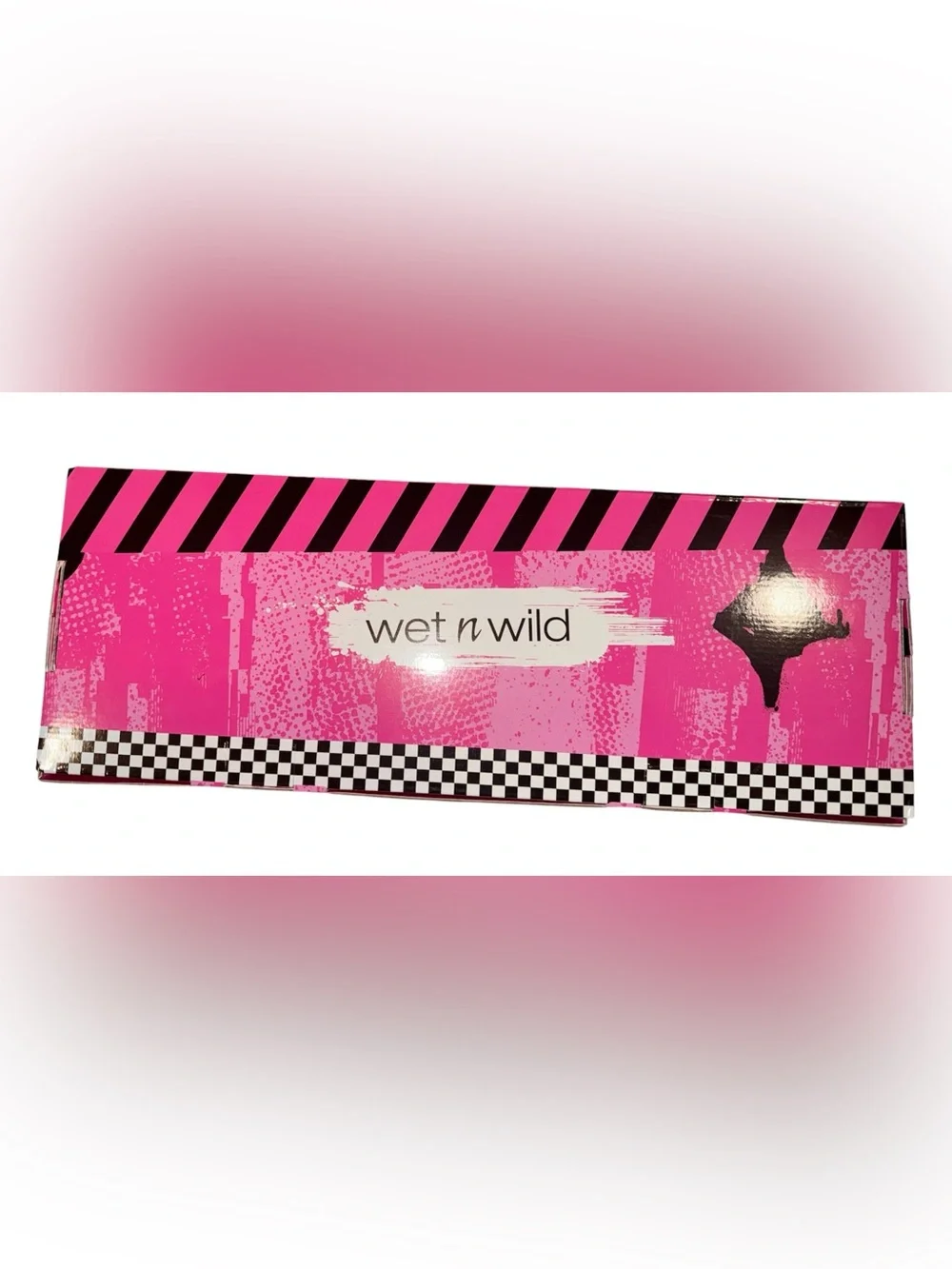 wet n wild Bright Pink Graphic Makeup Packaging